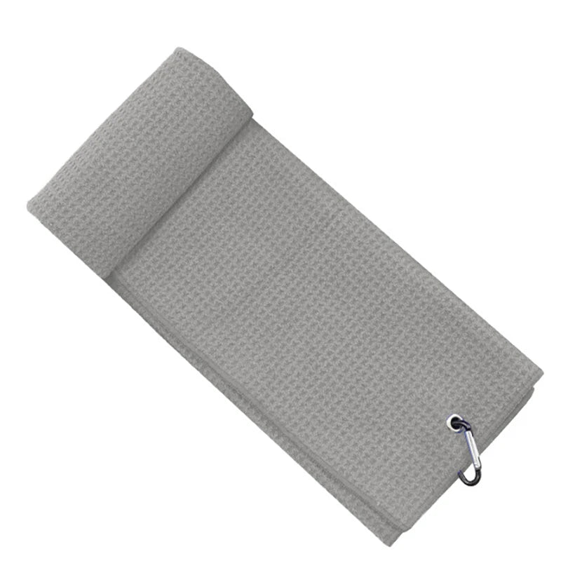 87 Fairways Premium Microfiber Golf Towel With Carabiner Clip