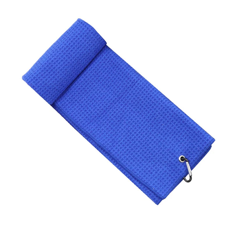 87 Fairways Premium Microfiber Golf Towel With Carabiner Clip